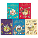 Fairy Tale Treasuries Series by Val Biro 5 Books Collection (Treasury of Aesop's Fables, Grimm's Fairy Tales, Charles Perrault's Mother Goose Fairy Tales, Tales from the Arabian Nights, Hans Christian Andersen's Fairy Tales)