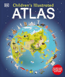 Dk Childrens Encyclopedia (HB), Childrens Illustrated Atlas 2 Books Collection Set