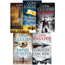 Conqueror Series Collection 5 Books Set By Conn Iggulden Wolf Of The Plains Lords Of The Bow Bone.. - books 4 people
