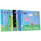 Peppa Pig 10 Books Children Collection Set (Peppa Goes Around the World, The Little Boat, The Castle, Peppa in Space, George's Tractor, Dressing Up,The Picnic, Dens,The Very Hot Day & Flying a Kite)
