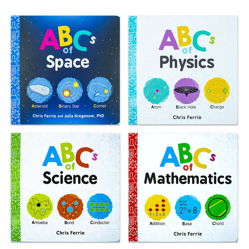Baby University Abc's Board Book Set: Four Alphabet Board Books for Toddlers (Baby University Board Book Sets)