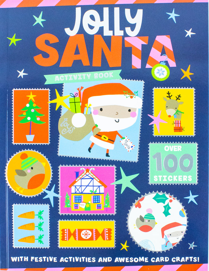 Children Christmas Activity Book Collection 6 Books Set (Reindeer Express Christmas, Jolly Santa Christmas, Polar Party Christmas, Gingerbread Friends Christmas, Elf Adventure Christmas, Magic Workshop Christmas)