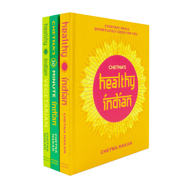 Chetna Makan 3 Books Collection Set (Chetna&#39;s 30-minute Indian, Healthy Indian, Vegetarian)