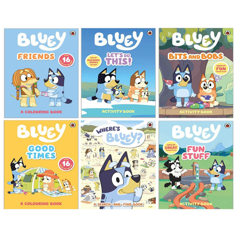 Bluey’s Box of Fun Collection 5 Books Box Set (Bluey Fun Stuff, Bluey Let's Do This, Bluey Bits and Bobs, Bluey Friends, Bluey Good Times)