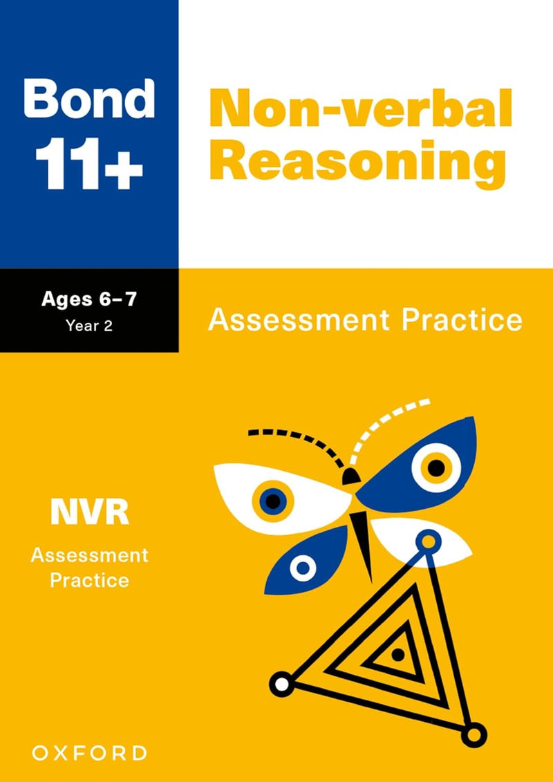 Bond 11+ Maths English Verbal Non-Verbal Reasoning Assessment Practice 6-7 years 4 Books Set (Bond Assessment Papers)
