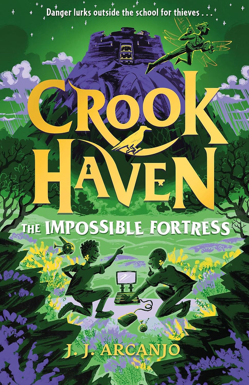 Crookhaven Series 4 Books Collection Set by J.J. Arcanjo (The School for Thieves, The Forgotten Maze, The Island Heist, The Impossible Fortress)