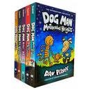[Hardcover] Dog Man Series 10 Books Collection Set by Dav Pilkey Mothering Heights, Grime and Punishment, Fetch-22, For Whom the Ball Rolls, Brawl of The Wild