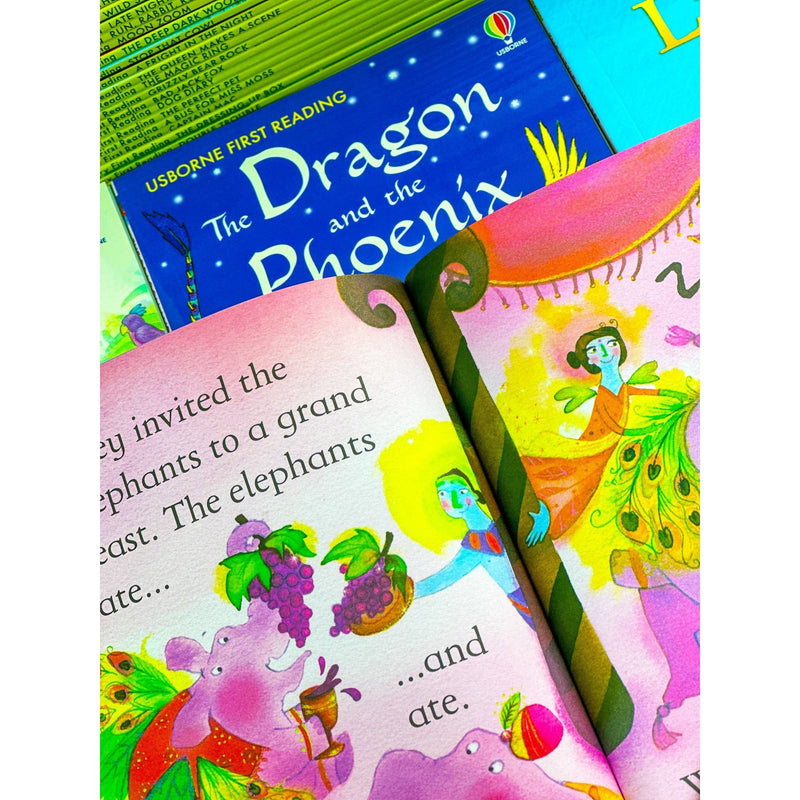 Usborne Very First Reading Library 50 Books Set Collection Age 3+ (Read At Home)