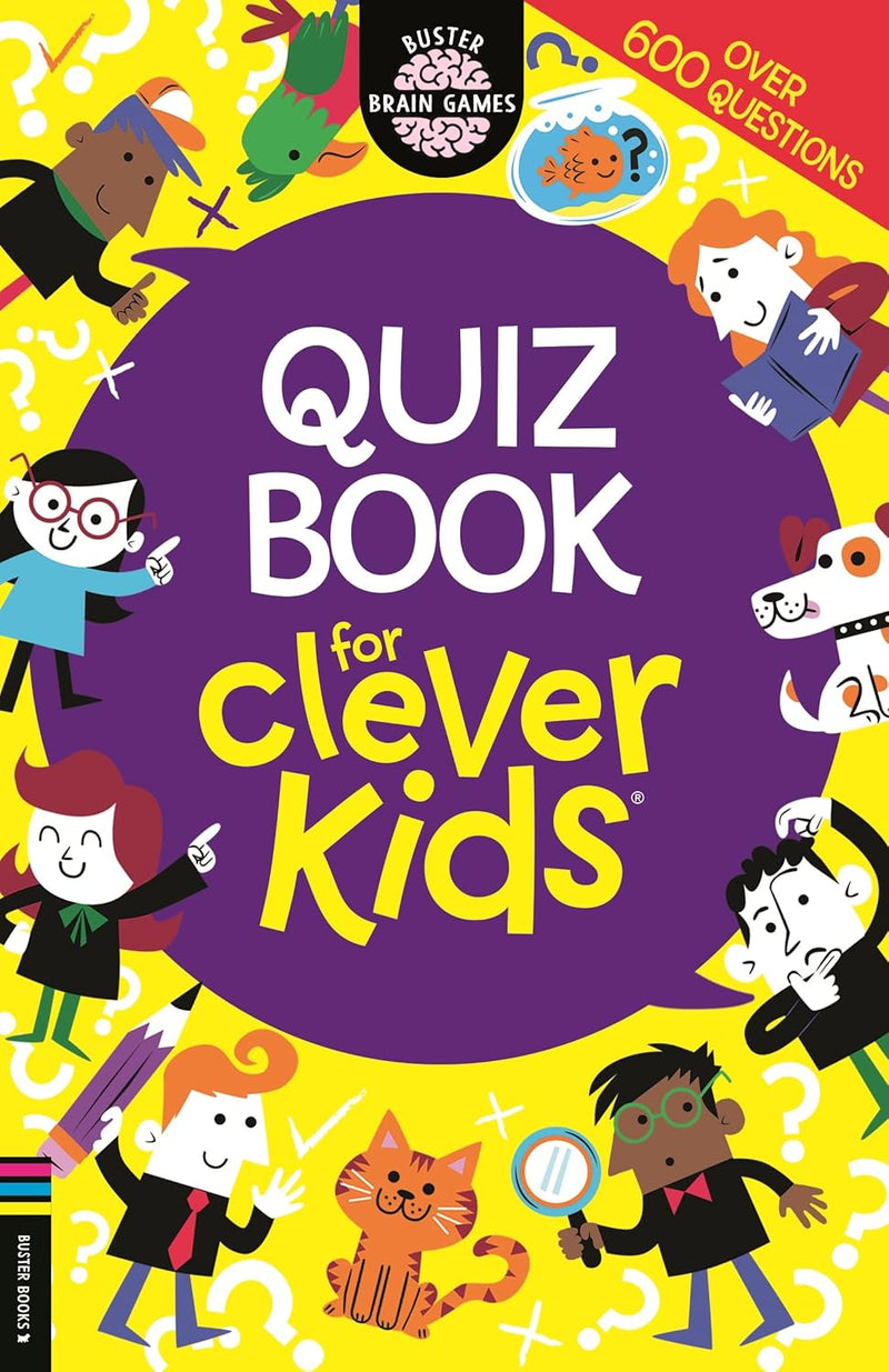 Brain Games For Clever Kids 6 Books Collection Set (Brain Games, Wordsearches, Travel Puzzle, Logic Games, Quiz Book, 10 Minute Brain Games)