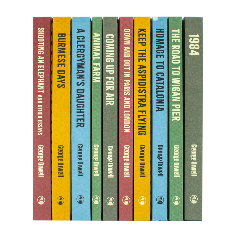 The Greatest Works Of George Orwell 10 Books Hardback Collection (1984, Animal Farm, The Road To Wigan Pier, Homage To Catalonia, Keep The Aspidistra Flying, Down And Out In Paris And London)