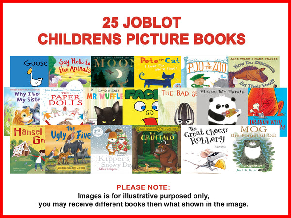 Joblot Wholesale of 25 New Children Picture Flats Bedtime Stories Books Collection Set